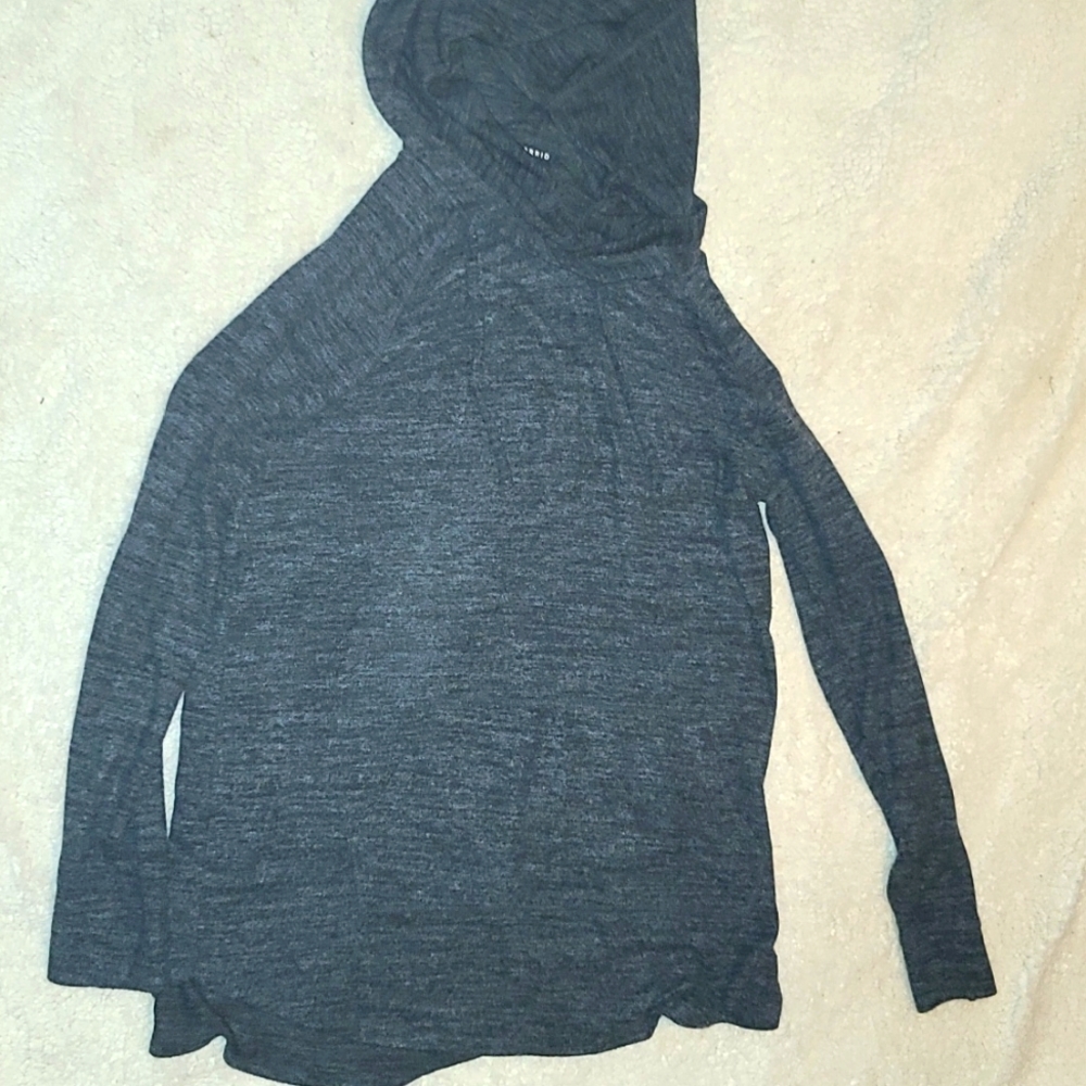 Torrid Size 2x plus super soft thin hoodie dark grey